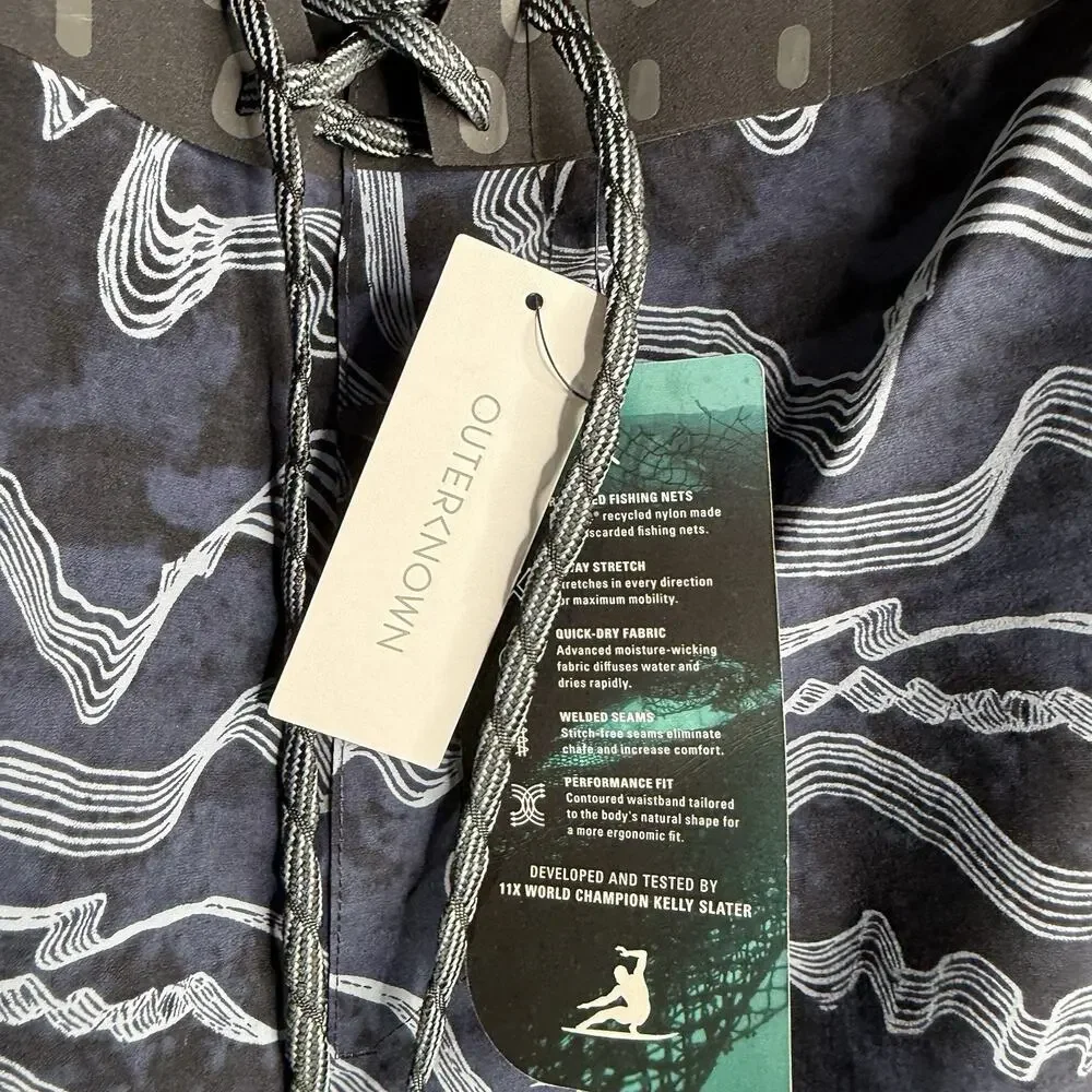 Outerknown Mens Size 34 Boardshorts APEX Evolution Trunks